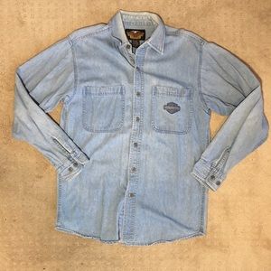 Harley Davidson Denim Longsleeve Shirt